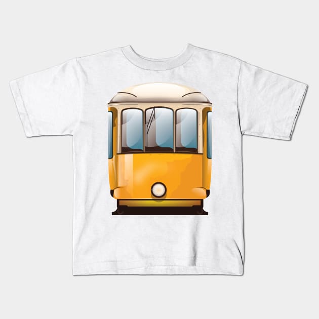 Tram Kids T-Shirt by nickemporium1